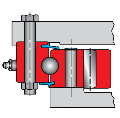 Kaydon Bearings - geared slewing rings - Stationary inner race